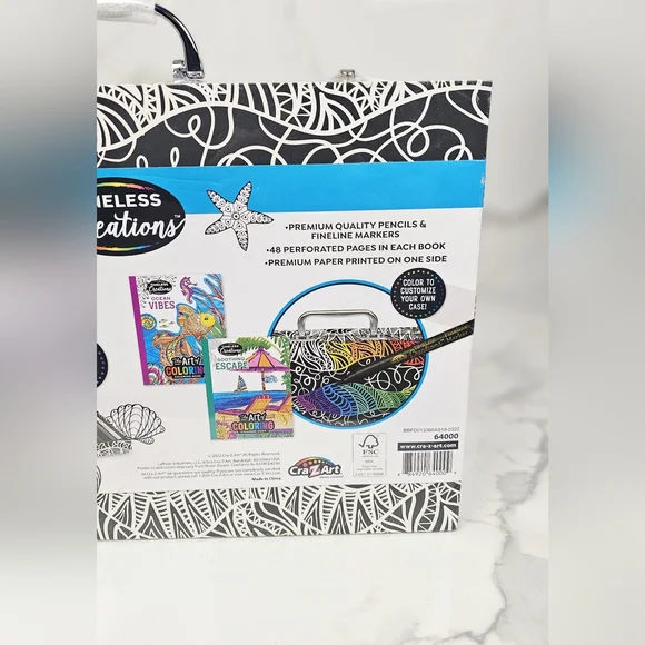 Cra-Z-Art 37 pc. The Art‎ of Coloring Studio Set NEW/SEALED - Picture 4 of 5